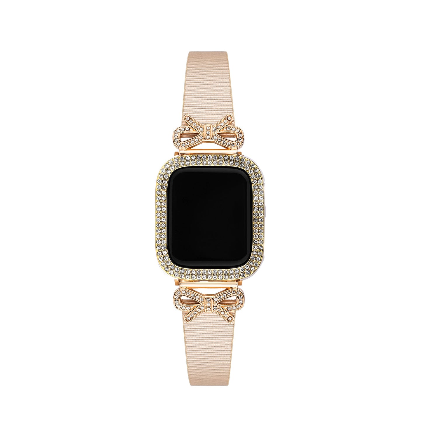 Sparkling Rhinestone Half-Wrap Apple Watch Case
