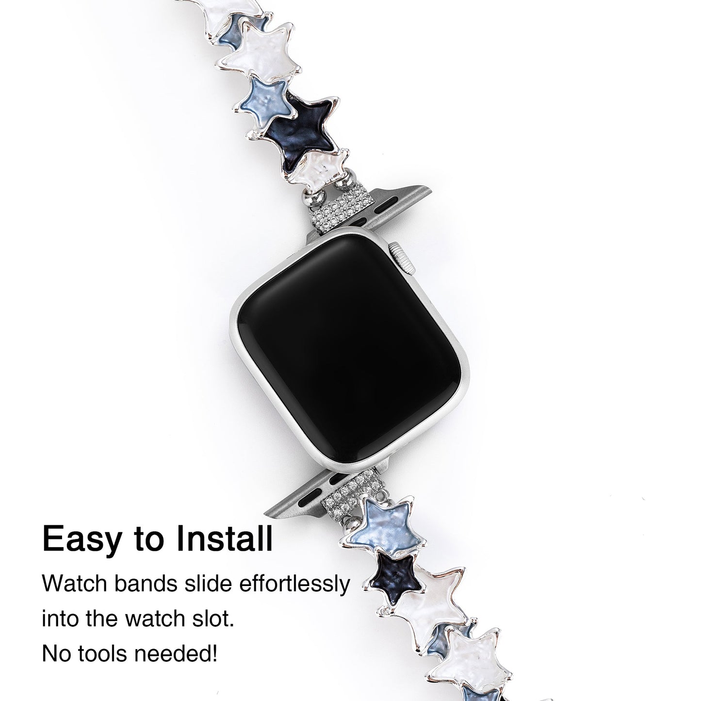Starry Elastic Bangle Bracelet for Apple Watch β Stretchy, Stylish Wrist Accessory