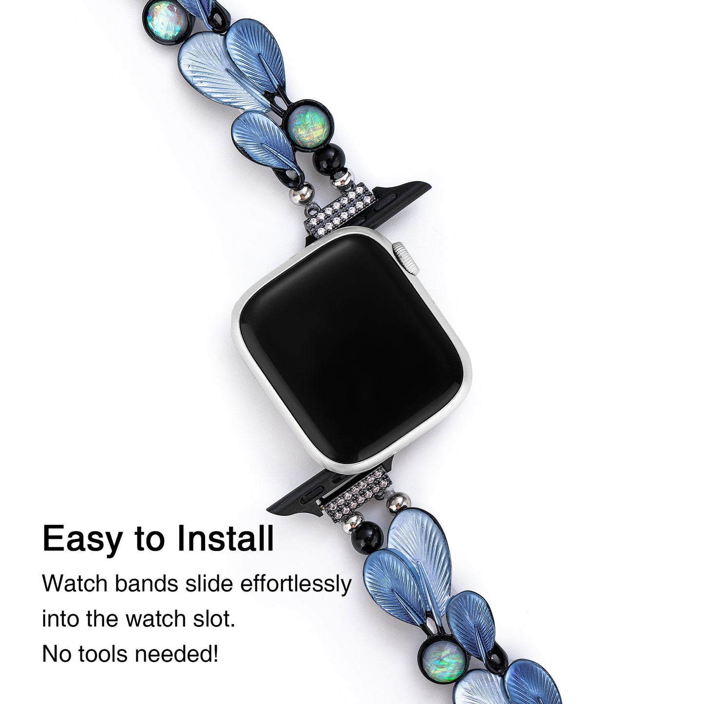 Feather Elastic Bangle Bracelet for Apple Watch – Lightweight, Chic Wrist Accessory