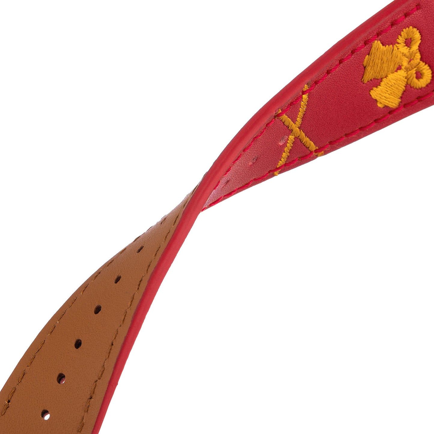 Festive Christmas Bell Embroidered Apple Watch Band