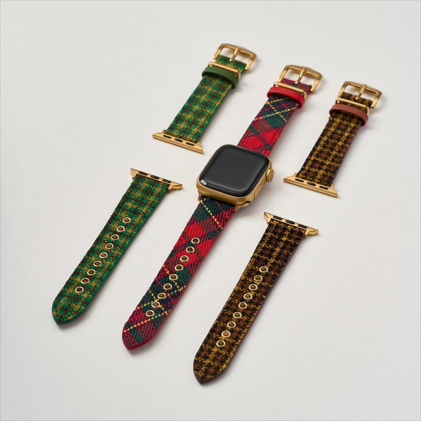 Festive Tartan Apple Watch Band β Stylish Holiday Strap