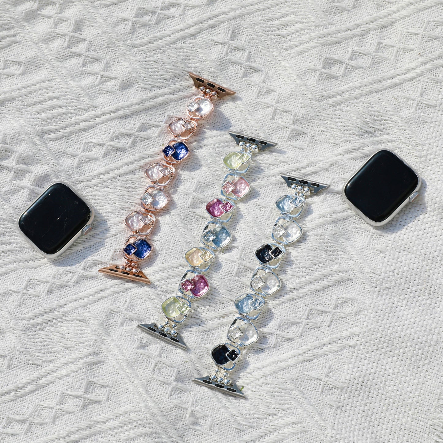 Petal Elastic Bangle Bracelet for Apple Watch β Elegant, Flexible Fit