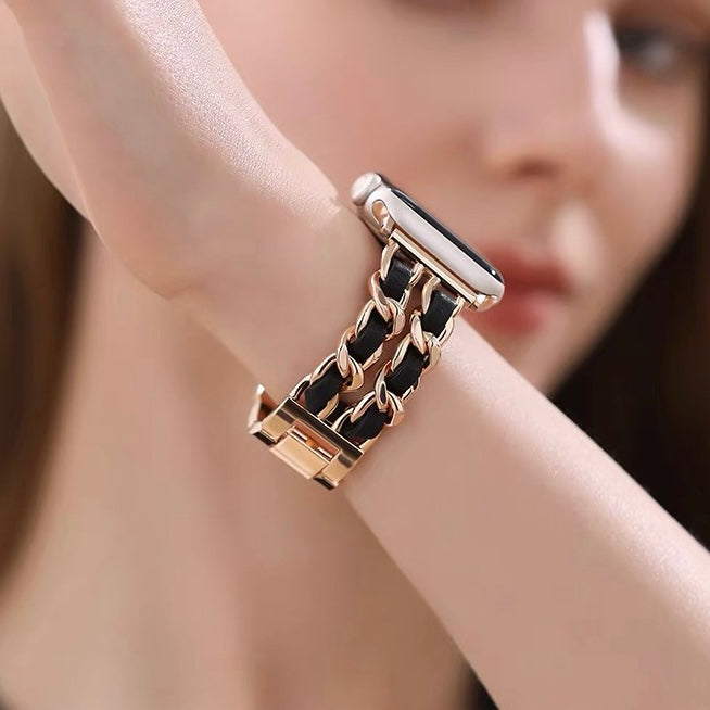 Premium Double-Twisted Metal Watch Band for Apple Watch