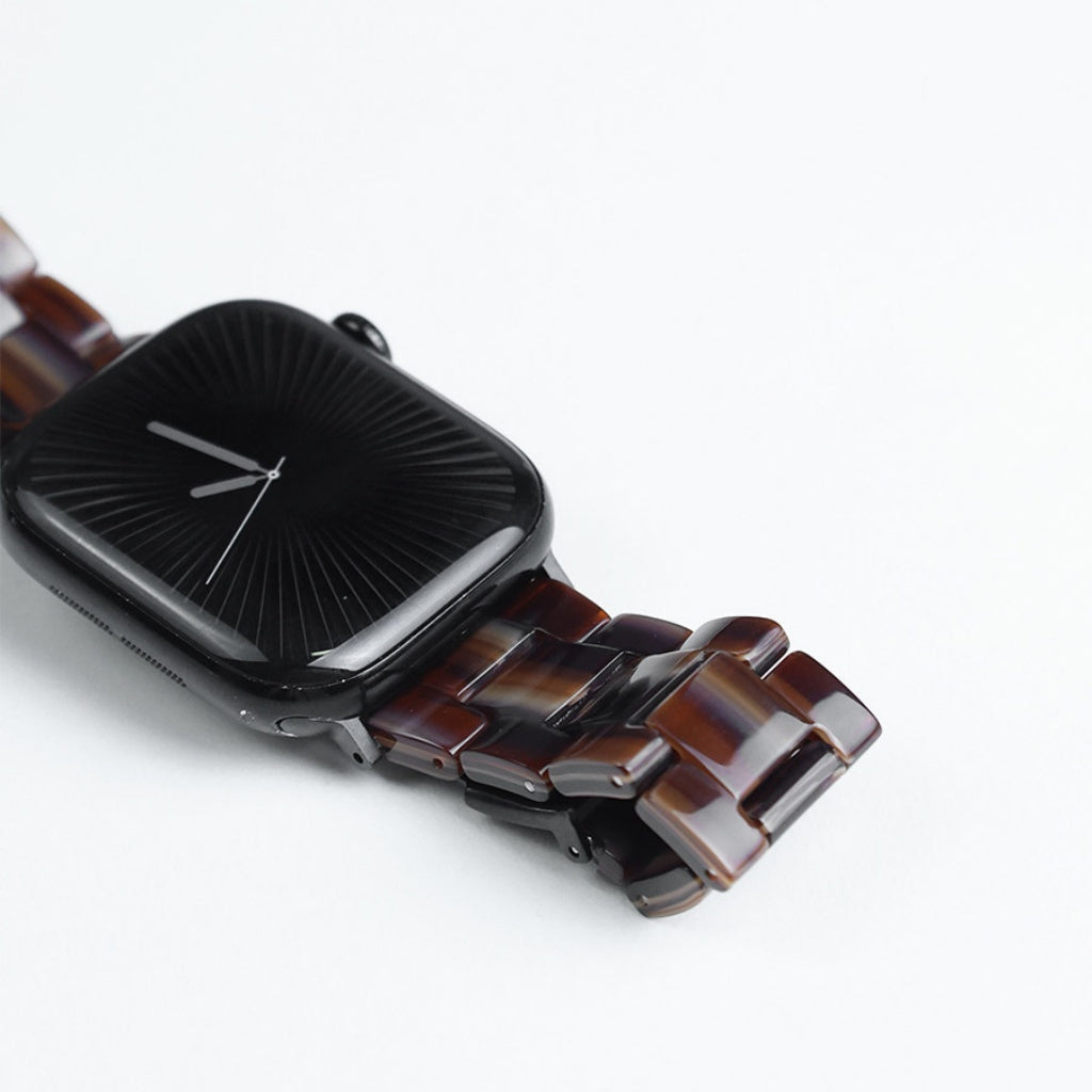 Elegant Carrara Marble Resin Link Strap