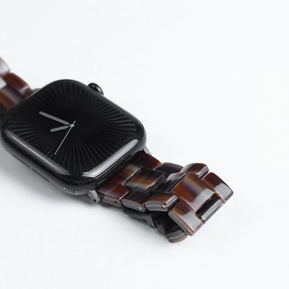 Elegant Carrara Marble Resin Link Strap