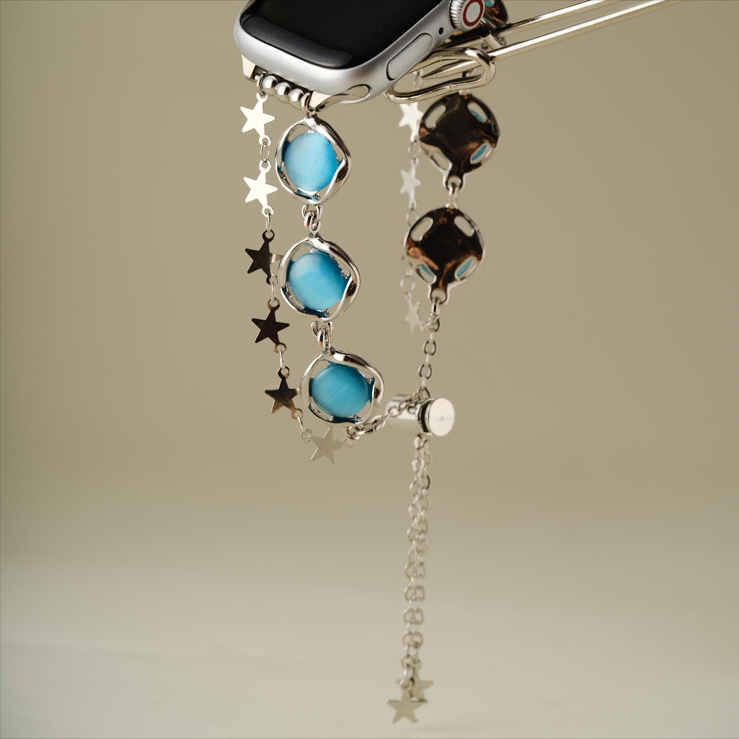 Opal Beaded Star-Chain Watch Band for Apple Watch