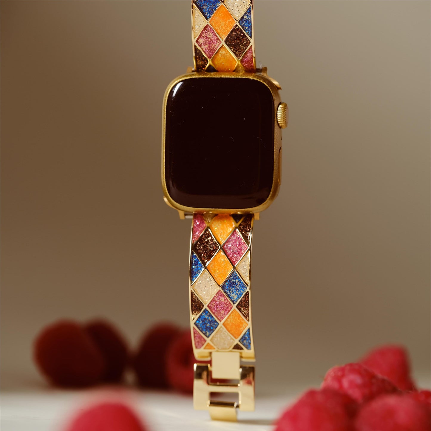 Luxurious Exotic Diamond-Lattice Watch Band