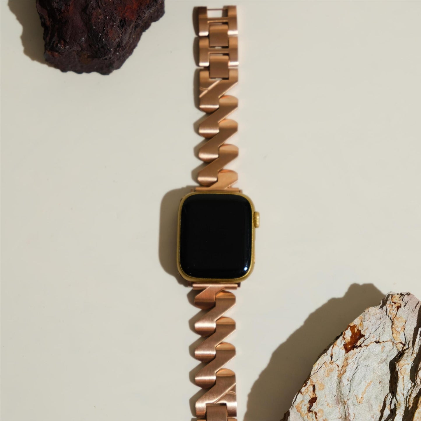 Geometric Stainless Steel Watch Band for Apple Watch