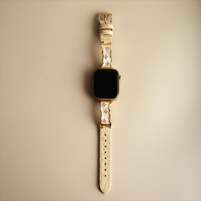 Celestial Leather Strap for Apple Watch – Premium, All-Day Comfort