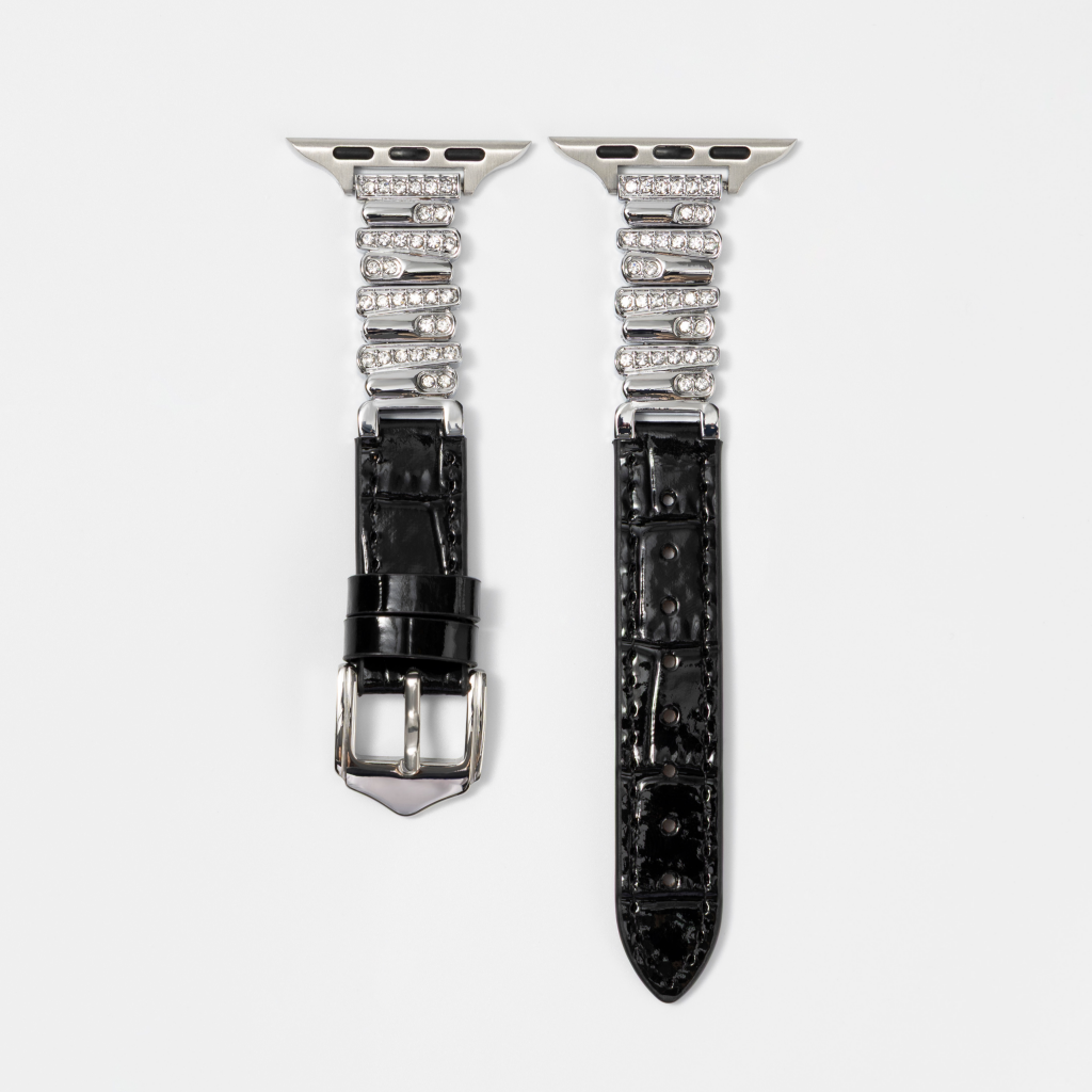 Hathor Premium Bamboo-Embossed Leather Apple Watch Band