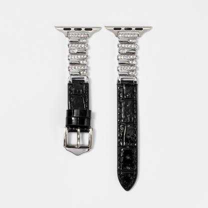 Hathor Premium Bamboo-Embossed Leather Apple Watch Band