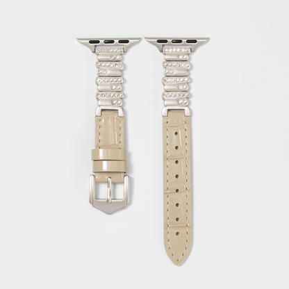 Hathor Premium Bamboo-Embossed Leather Apple Watch Band