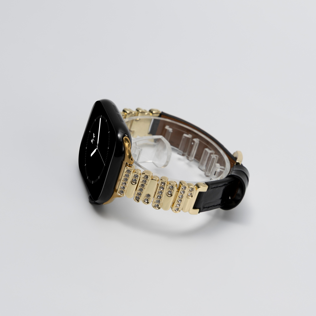 Hathor Premium Bamboo-Embossed Leather Apple Watch Band