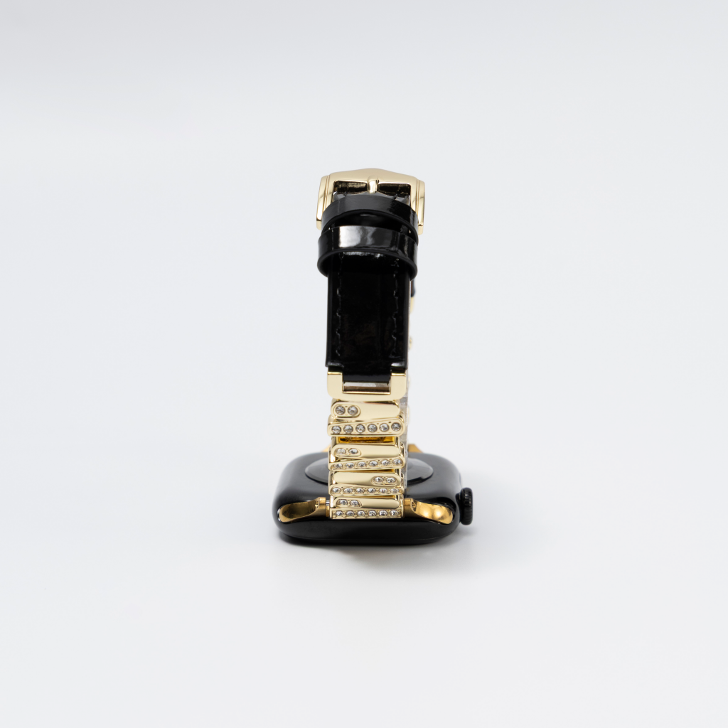 Hathor Premium Bamboo-Embossed Leather Apple Watch Band