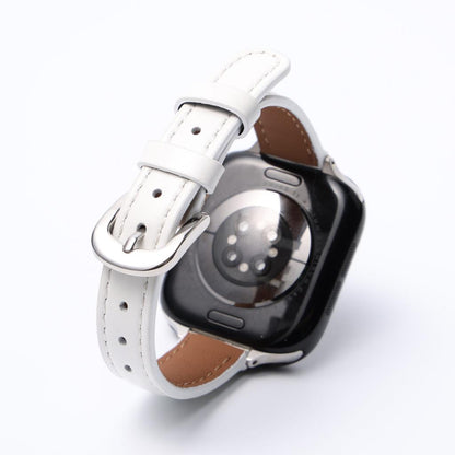 Retro-Inspired Leather Strap for Apple Watch