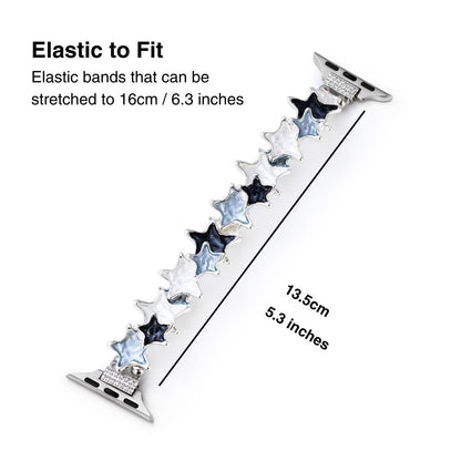 Starry Elastic Bangle Bracelet for Apple Watch – Stretchy, Stylish Wrist Accessory