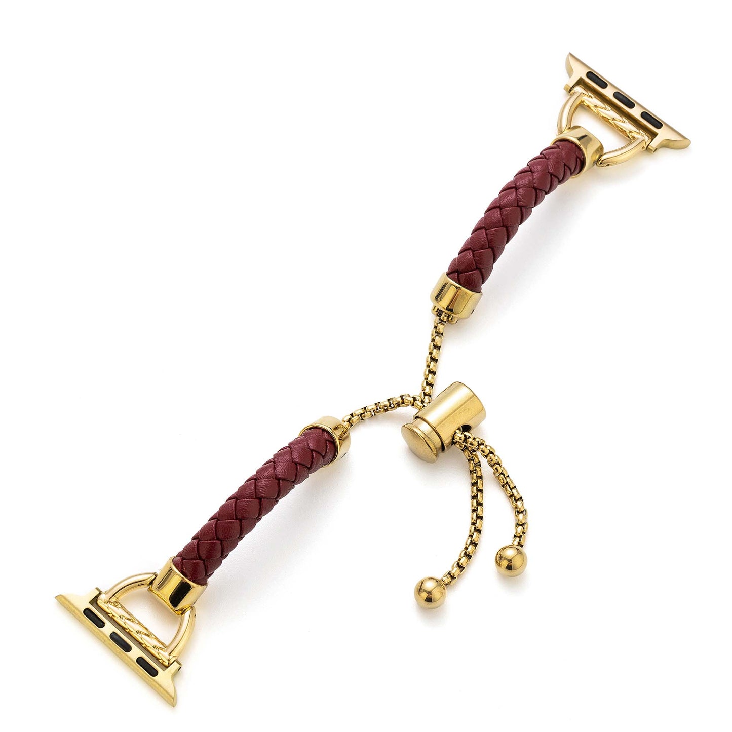 Braided Vacuum-Plated Apple Watch Band — Sleek, Durable, and Stylish