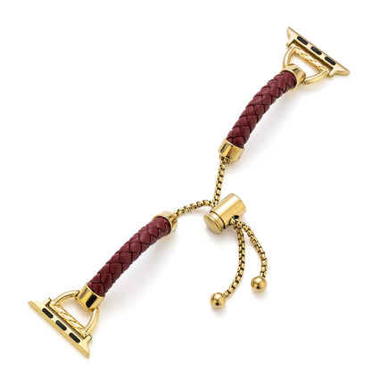 Braided Vacuum-Plated Apple Watch Band — Sleek, Durable, and Stylish