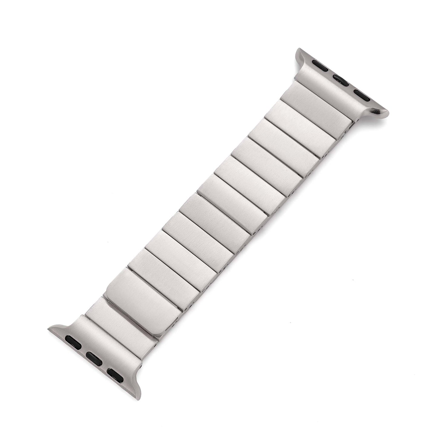 Sleek Unisex Rectangular Stainless Steel Watch Band