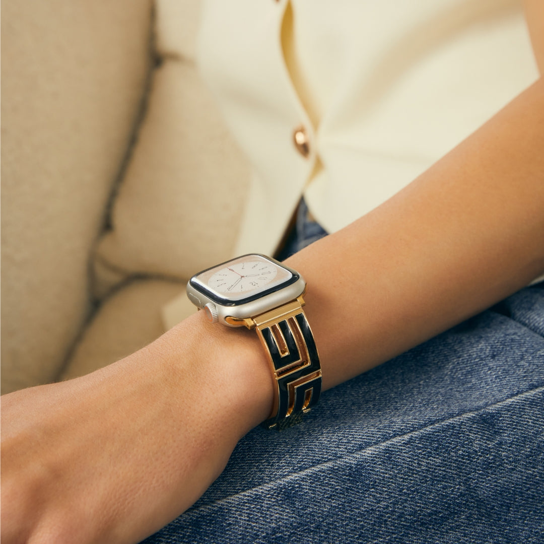Geometric Hollow-Out Watch Band for Apple Watch