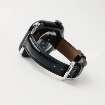 Retro-Inspired Leather Strap for Apple Watch