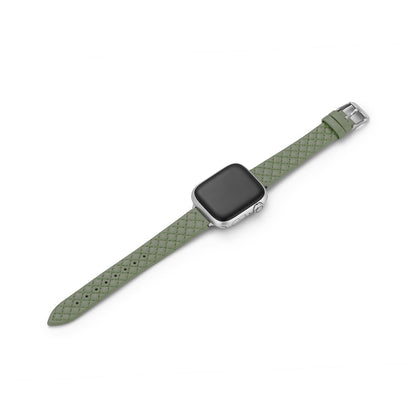 Luxurious Quilted Leather Apple Watch Band – Elegant & Durable