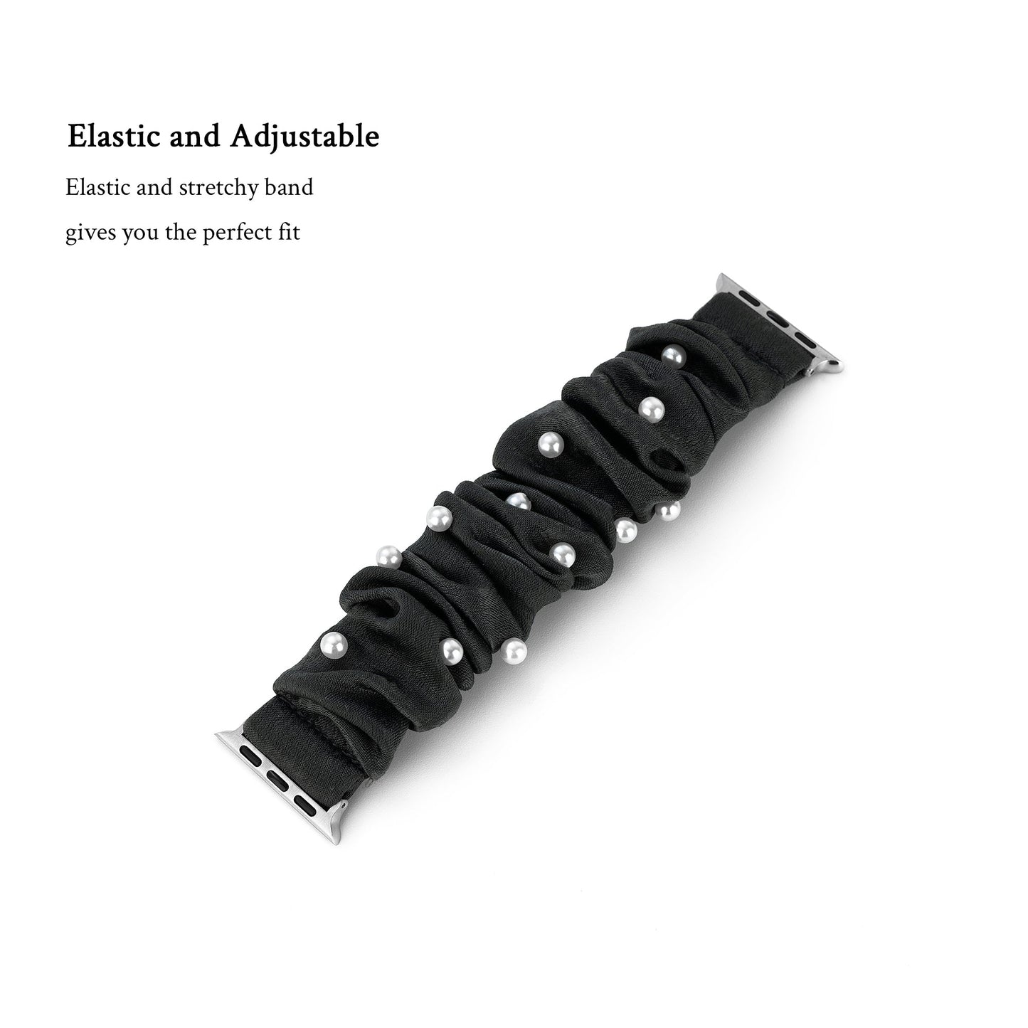 Pearl Touch Elastic Bracelet for Apple Watch - Elegant Pearl-Style Band