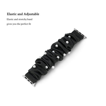 Pearl Touch Elastic Bracelet for Apple Watch - Elegant Pearl-Style Band