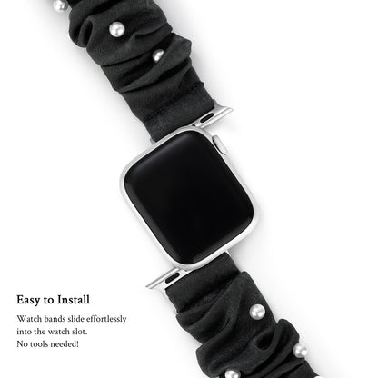 Pearl Touch Elastic Bracelet for Apple Watch - Elegant Pearl-Style Band