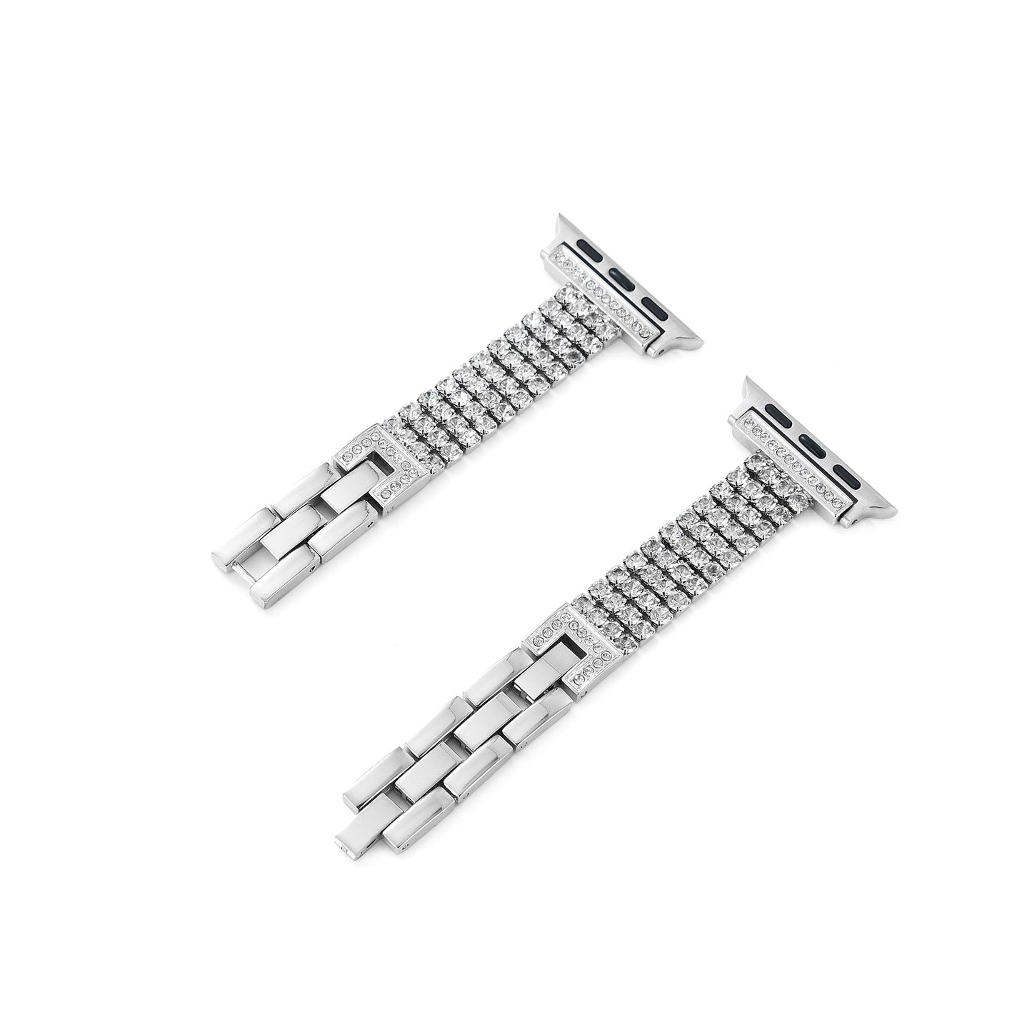 Diamond-Studded Apple Watch Band - Luxurious Sparkle for Elegant Style