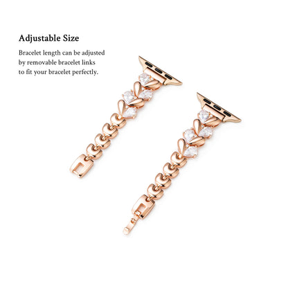 Romantic Love-Inspired Apple Watch Band for a Stylish, Heartfelt Look