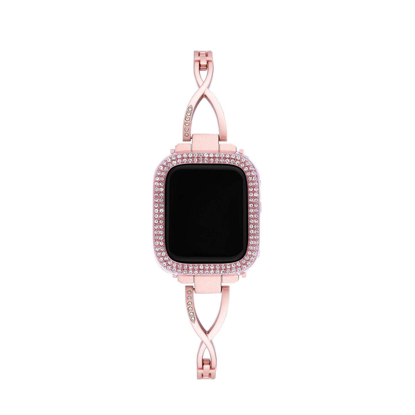 Dazzling Rhinestones Half-Wrap Apple Watch Case