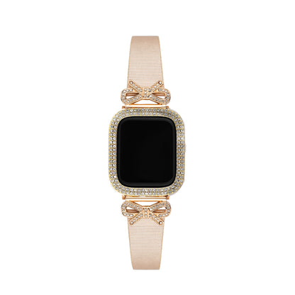 Sparkling Rhinestone Half-Wrap Apple Watch Case