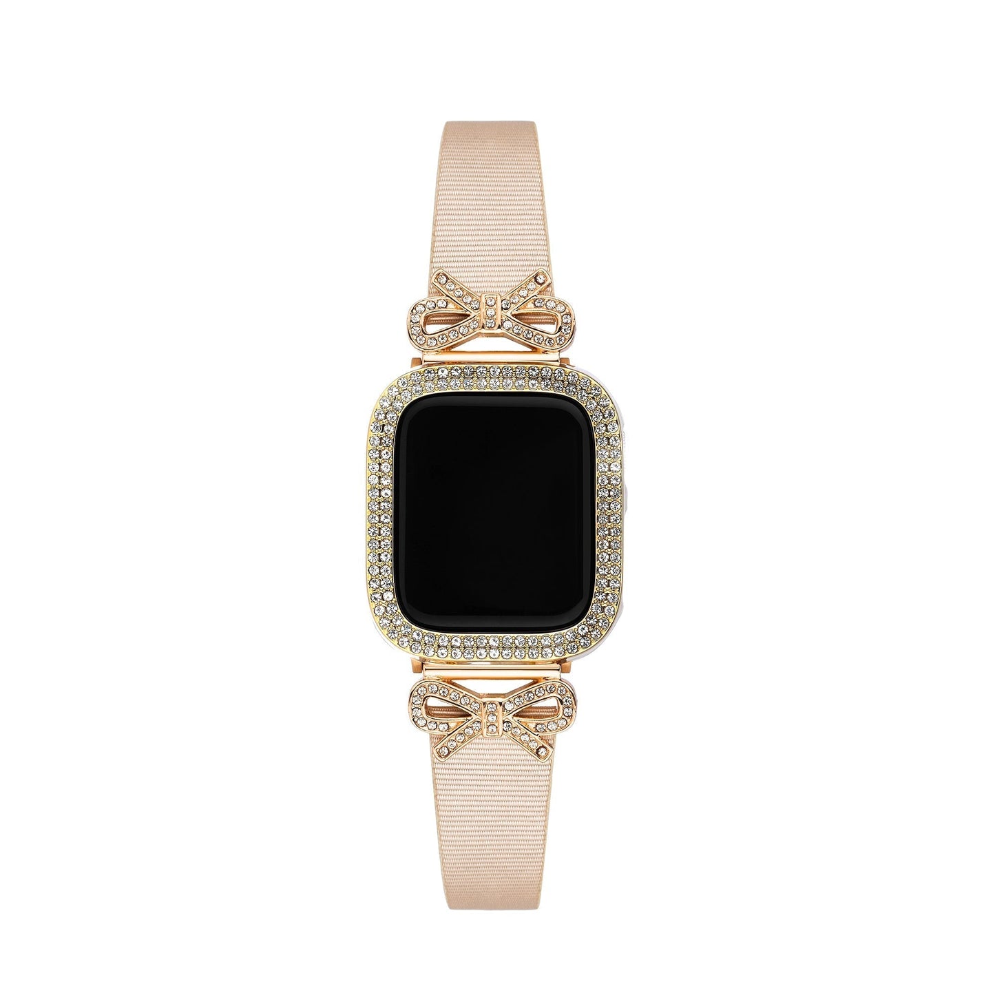 Sparkling Rhinestone Half-Wrap Case for Apple Watch