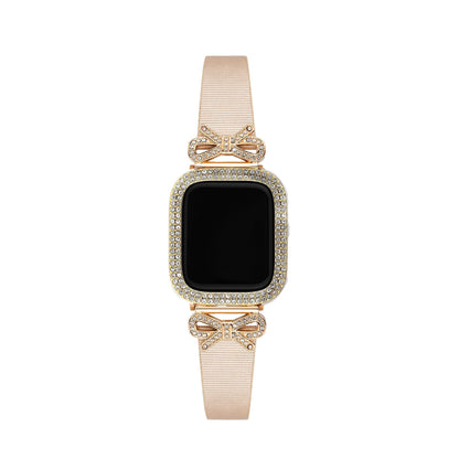 Sparkling Rhinestone Half-Wrap Case for Apple Watch