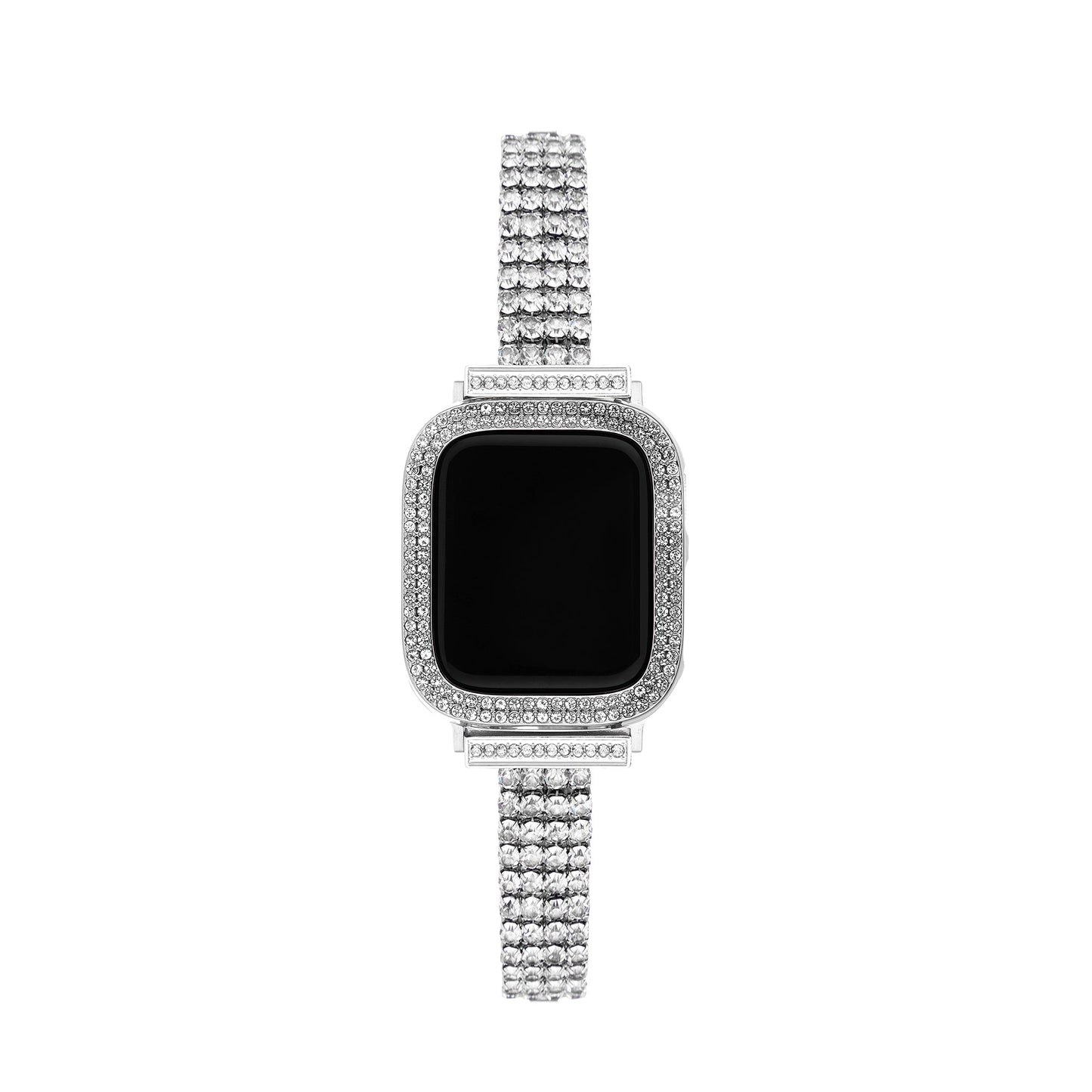 Sparkling Rhinestone Half-Wrap Apple Watch Case