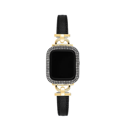 Sparkling Rhinestone Half-Wrap Apple Watch Case