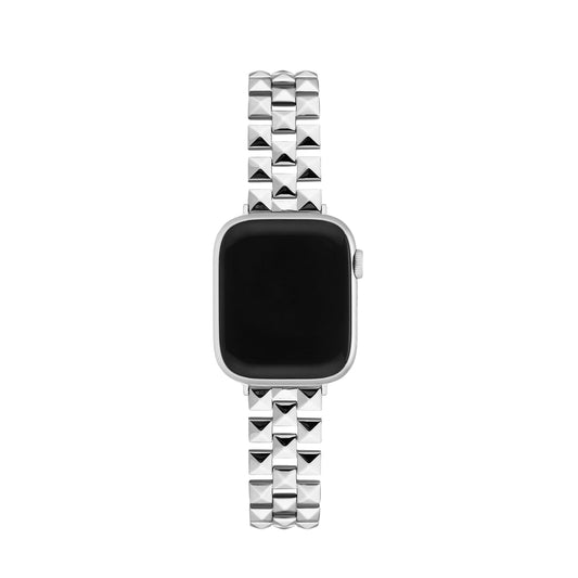Premium Stainless Steel Diamond-Accent Watch Band