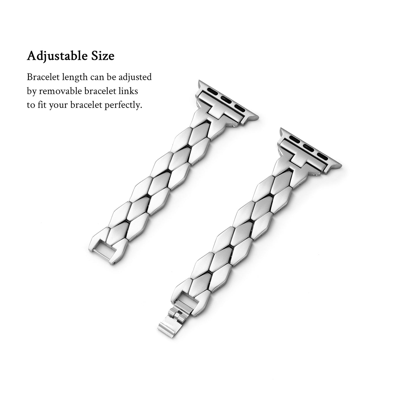 Rhombi Panel Watch Band for Apple Watch — Stylish Geometric Design