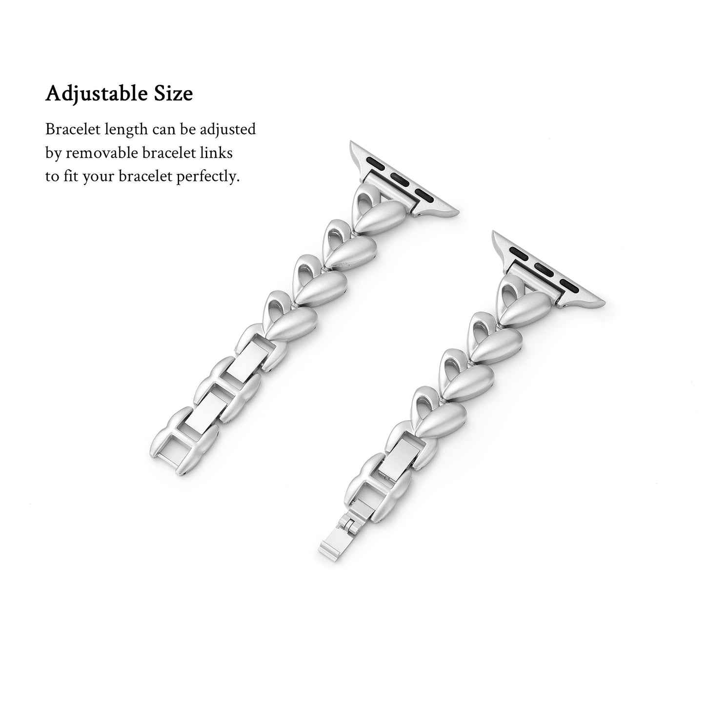 Elegant Polished Love Band for Apple Watch