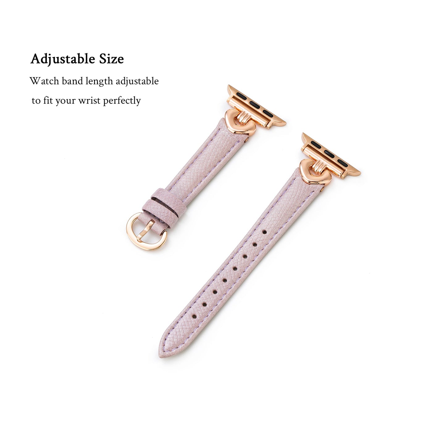 Shiny Love Linked Watch Band for Apple Watch – Elegant Interlocking Design