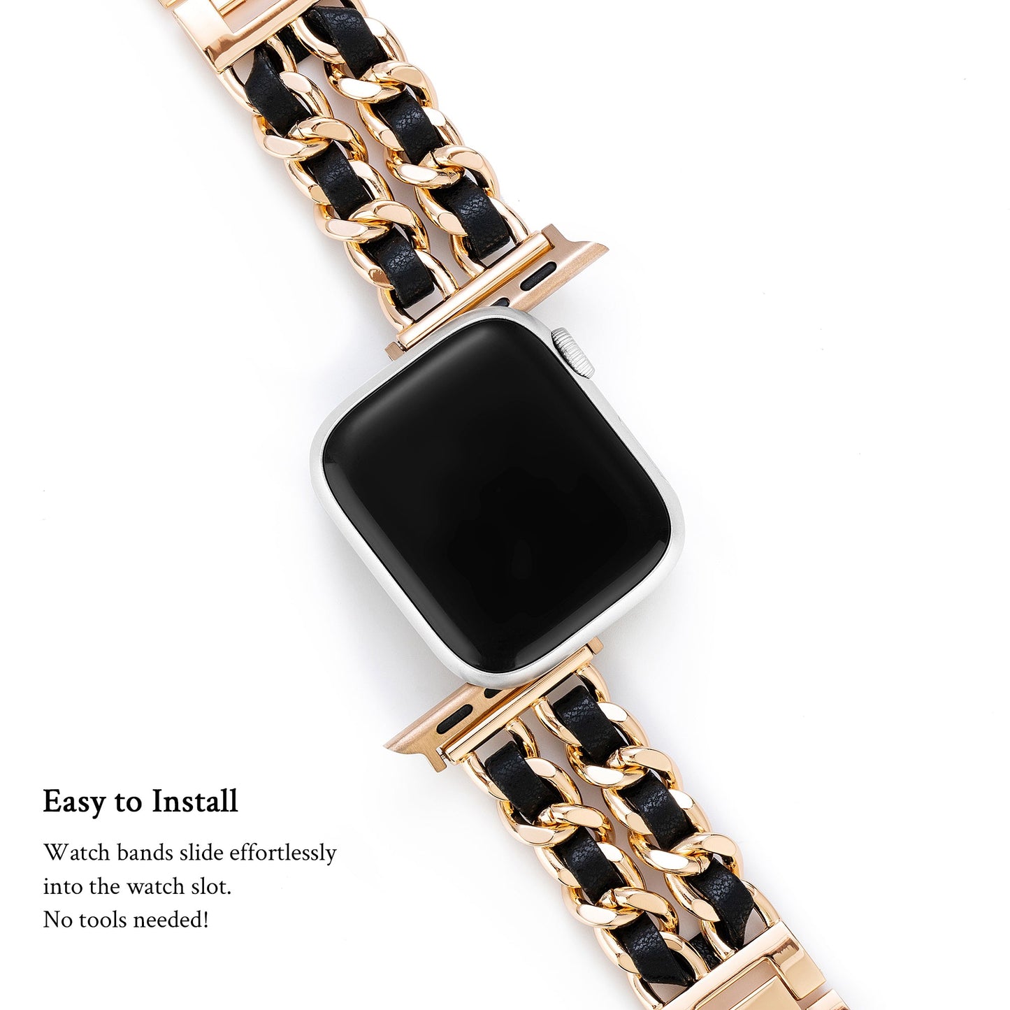 Premium Double-Twisted Metal Watch Band for Apple Watch