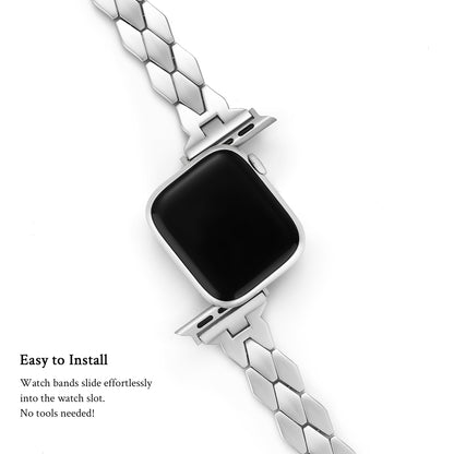 Rhombi Panel Watch Band for Apple Watch — Stylish Geometric Design