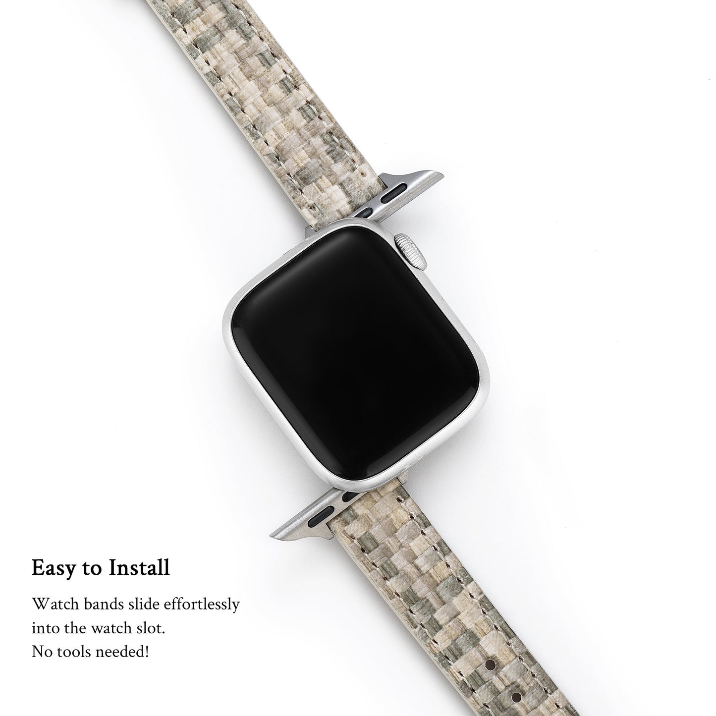 Premium Woven Leather Band for Apple Watch