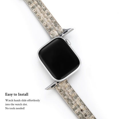Premium Woven Leather Band for Apple Watch