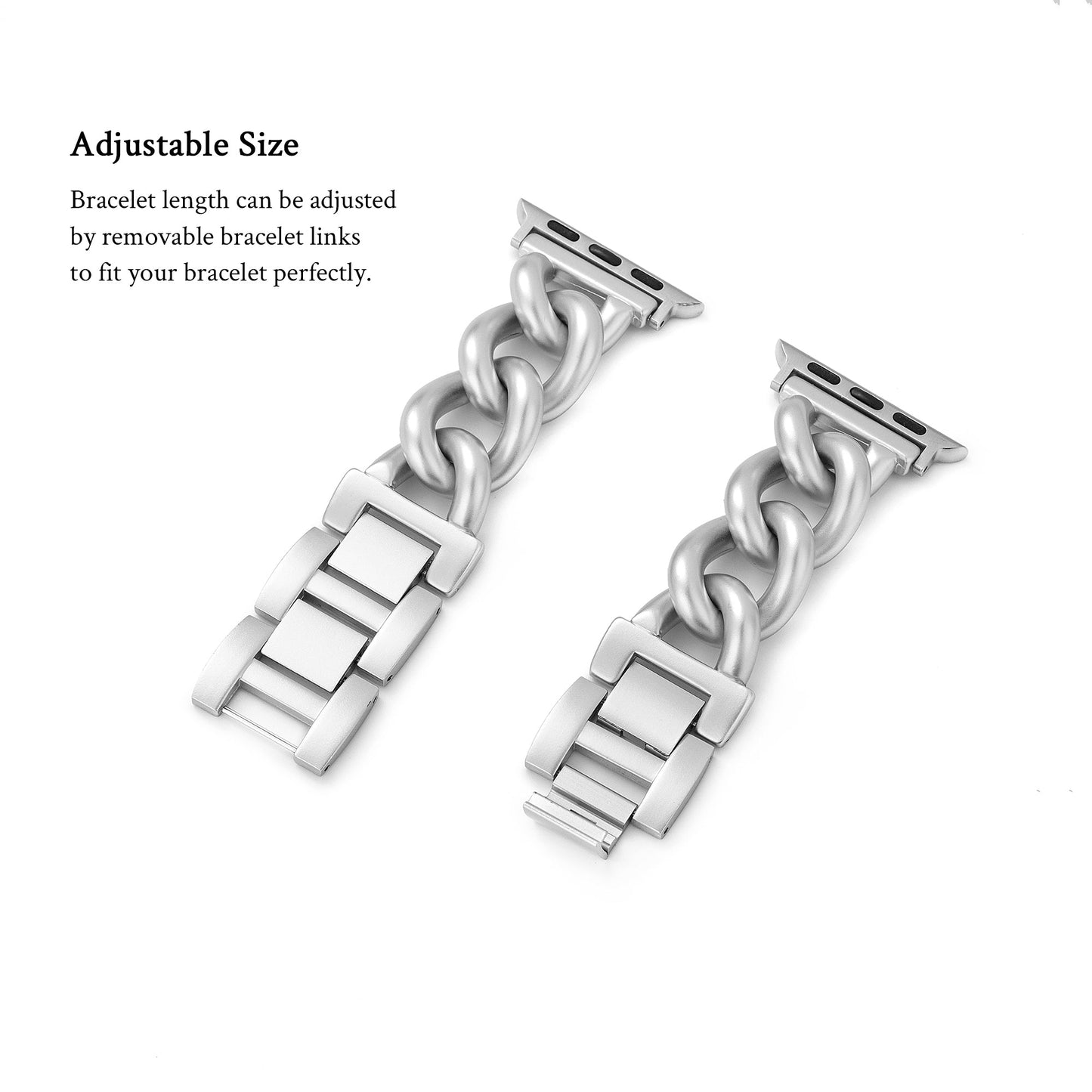 Bold Chunky Chain Link Band for Apple Watch