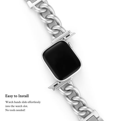 Bold Chunky Chain Link Band for Apple Watch