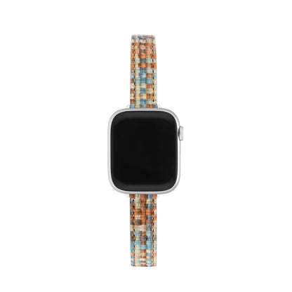 Premium Woven Leather Band for Apple Watch
