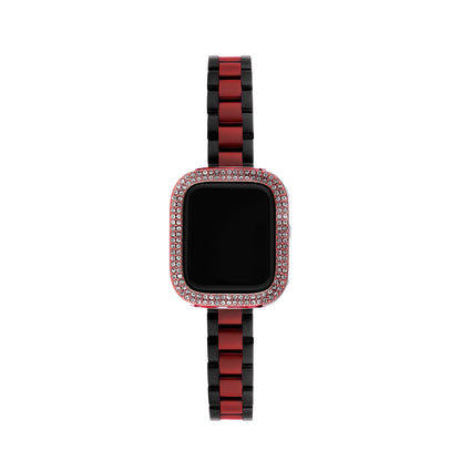 Sparkling Rhinestone Half-Wrap Apple Watch Case