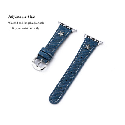 Starry Denim Watch Band